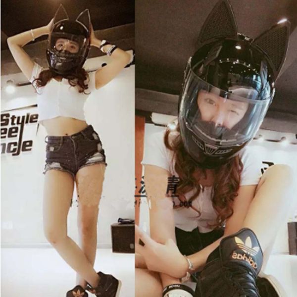 lovely cat ears automobile race antifog full face helmet capacete moto casco motorcycle helmet full face mask white
lovely cat ears automobile race antifog full face helmet capacete moto casco motorcycle helmet full face mask white
