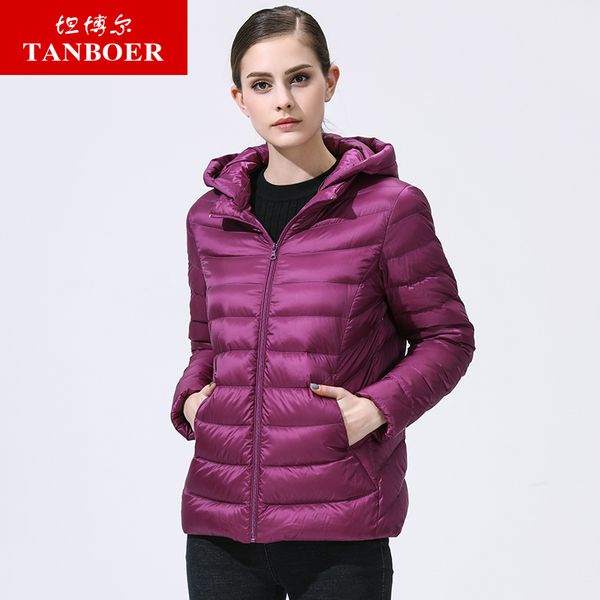 tanboer 2018 new loose large size down jacket women with caps light warm down jacket female tb17236, Black
tanboer 2018 new loose large size down jacket women with caps light warm down jacket female tb17236, Black
