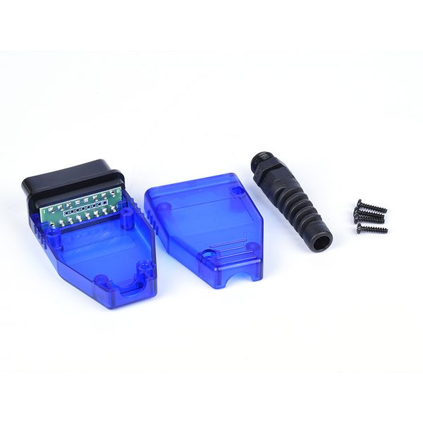 universal obd2 16 pin square contact type car connection male adaptor plug with screws
universal obd2 16 pin square contact type car connection male adaptor plug with screws