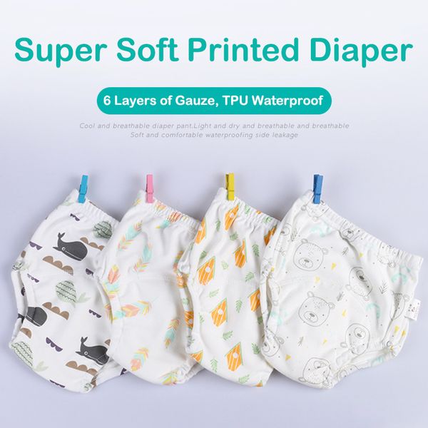 baby diapers washable reusable nappies eco-friendly diaper cover wrap washable diaper cotton cloth diapers reusable baby
