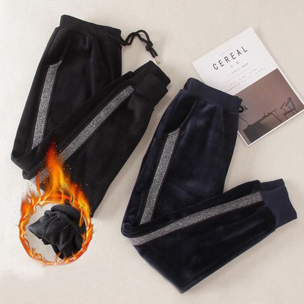 winter womens running jogger harem pants velvet fleece fur lined thicken trouses, Blue
winter womens running jogger harem pants velvet fleece fur lined thicken trouses, Blue
