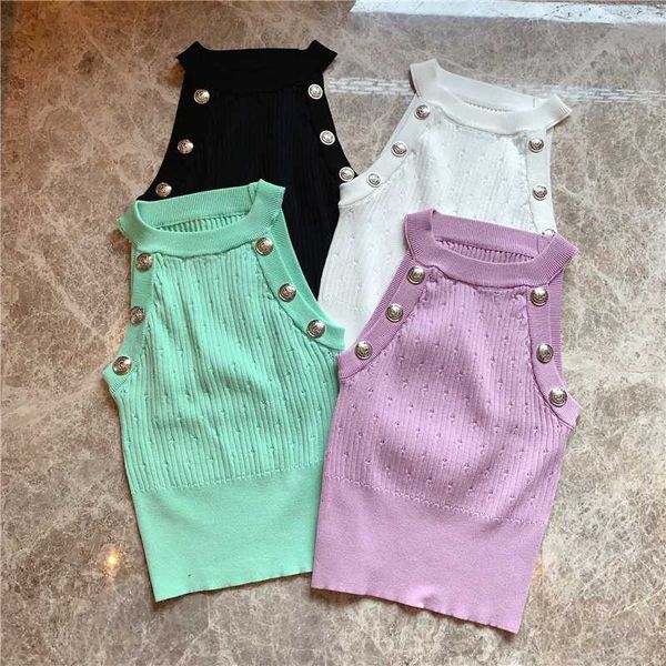 summer tight stretch knitted vest tank women summer thin short knitting shirt all-match button halter knitted vest slim fit, White
summer tight stretch knitted vest tank women summer thin short knitting shirt all-match button halter knitted vest slim fit, White