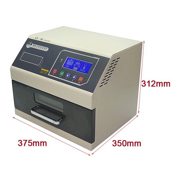 small deskair smd smt pcb 962 reflow oven lead-digital display with programmable mini reflow soldering oven
small deskair smd smt pcb 962 reflow oven lead-digital display with programmable mini reflow soldering oven