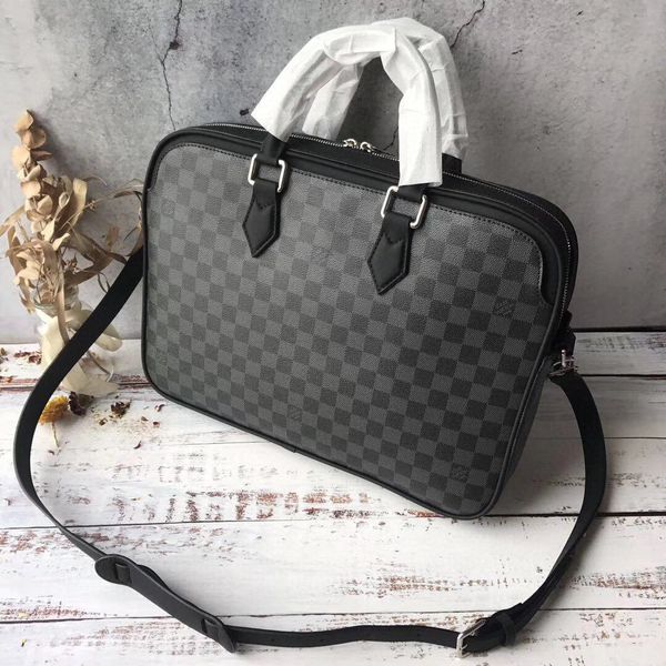 designer luxury handbags shoulder bags men's handbags designer luxury leather shoulder bag for men high-quality m44000 .size 38-28-4cm