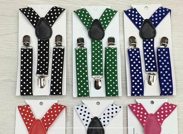 500pcs new children kids boy girls clip-on y back elastic polka dots suspenders adjustable braces christmas gift, Black;white
500pcs new children kids boy girls clip-on y back elastic polka dots suspenders adjustable braces christmas gift, Black;white