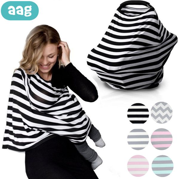 aag cotton breathable newborn baby feeding nursing covers mother breastfeeding cover stripe outdoor baby scarf car seat cover, White
aag cotton breathable newborn baby feeding nursing covers mother breastfeeding cover stripe outdoor baby scarf car seat cover, White