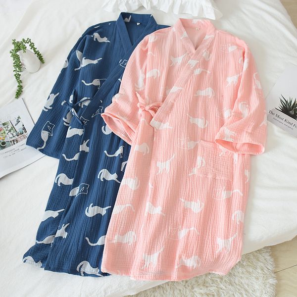 women's sleepwear japanese kimono couple nightgown cotton double layer crepe cloth moisture wicking yukata men pajamas home service wom, Black;red
women's sleepwear japanese kimono couple nightgown cotton double layer crepe cloth moisture wicking yukata men pajamas home service wom, Black;red