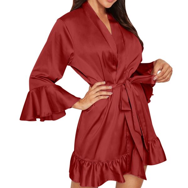 bathrobe women robe femme pajamas for women women lace lingerie nightwear underwear sleepwear pajamas kigurumi#g20, Black;red
bathrobe women robe femme pajamas for women women lace lingerie nightwear underwear sleepwear pajamas kigurumi#g20, Black;red