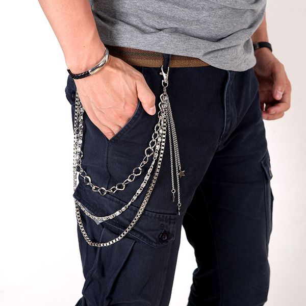 shank ming new key chains metal stainless steel hip hop jeans pants chain for men fashion silver punk pendant accessories
shank ming new key chains metal stainless steel hip hop jeans pants chain for men fashion silver punk pendant accessories