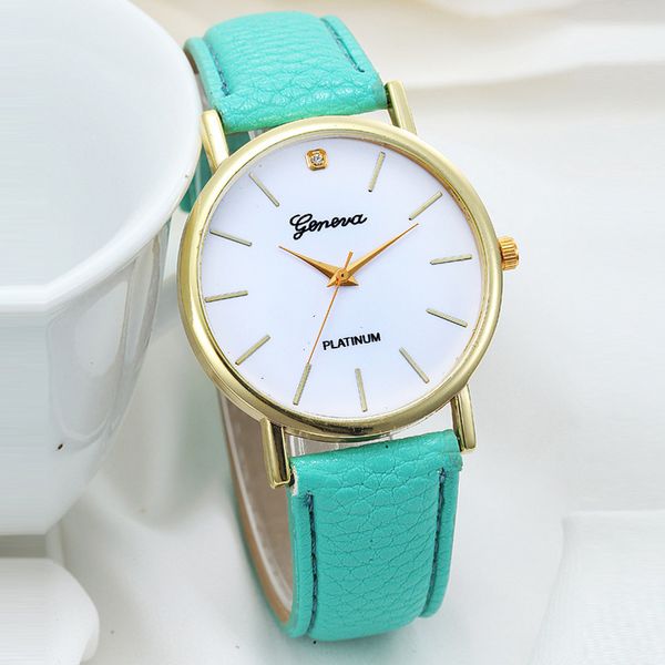 geneva watch women watch ladies gold case minimalist series leather strap simple quartz wrist relojes montre femme, Slivery;brown
geneva watch women watch ladies gold case minimalist series leather strap simple quartz wrist relojes montre femme, Slivery;brown