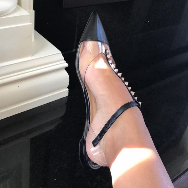 summer red bottom nosy spikes flats pvc ballerinas shoes t-straps women sandals r beach sandals luxury ballerinas shoes, Black
summer red bottom nosy spikes flats pvc ballerinas shoes t-straps women sandals r beach sandals luxury ballerinas shoes, Black