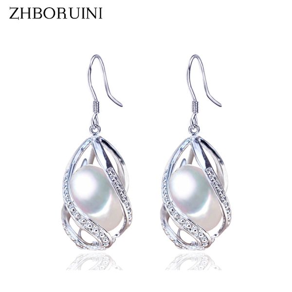 zhboruini pearl earrings water drop beads earring natural freshwater pearl 925 sterling silver jewelry for women cage wholesale
zhboruini pearl earrings water drop beads earring natural freshwater pearl 925 sterling silver jewelry for women cage wholesale