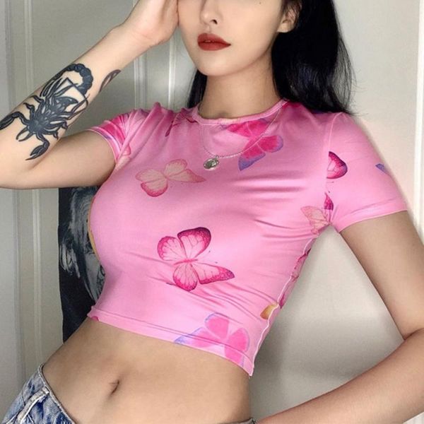 женщины летняя мода crop йога с коротким рукавом бабочка печати круглый шеи симпатичные стиль футболки обрезанные tee топы женский streetwea, White;red
женщины летняя мода crop йога с коротким рукавом бабочка печати круглый шеи симпатичные стиль футболки обрезанные tee топы женский streetwea, White;red