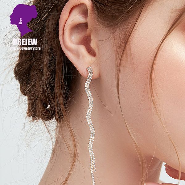 drejew long tassel gold silver rhinestone statement dangle earrings high street fashion 925 drop earrings women wedding jewelry
drejew long tassel gold silver rhinestone statement dangle earrings high street fashion 925 drop earrings women wedding jewelry
