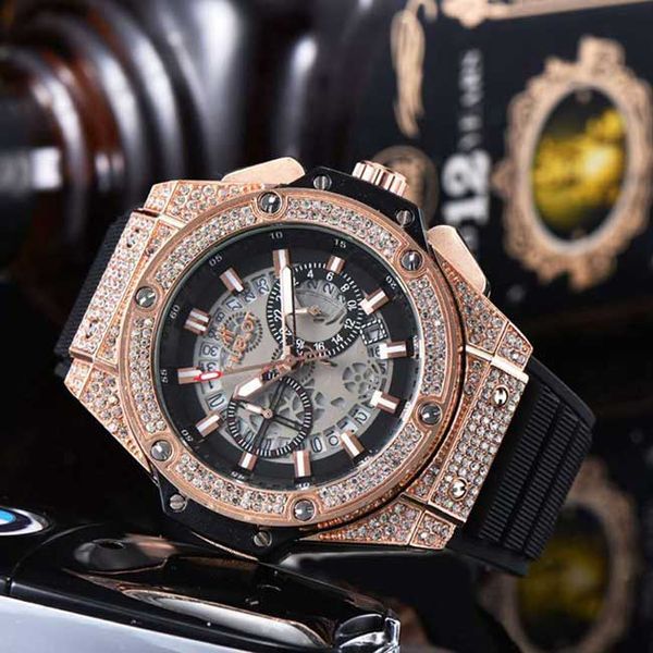 luxury fashion gold wrist watch all sub dials working men sport quartz watches satch chronoscope rubber band watch 2020 new arrival, Slivery;brown
luxury fashion gold wrist watch all sub dials working men sport quartz watches satch chronoscope rubber band watch 2020 new arrival, Slivery;brown
