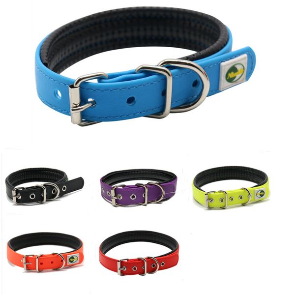adjustable pet dog collar soft lether padded waterproof pvc dog collar with double dring durable heavy duty for medium large
adjustable pet dog collar soft lether padded waterproof pvc dog collar with double dring durable heavy duty for medium large