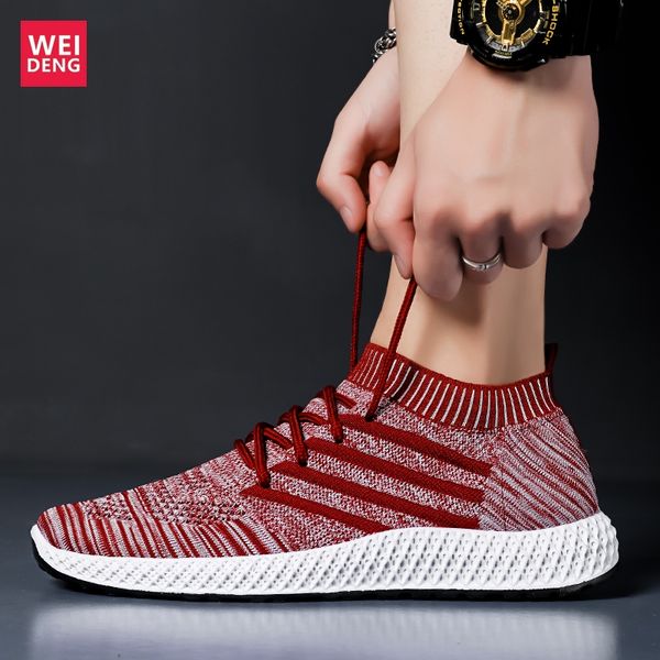 weideng knit weave shoes men outdoors running walking sport casual jogging footwear breathable masculino zapatillas hombre, Black
weideng knit weave shoes men outdoors running walking sport casual jogging footwear breathable masculino zapatillas hombre, Black