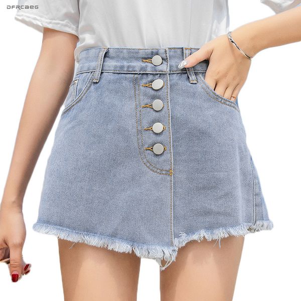 ligh blue high waist button shorts skirts women 2019 summer casaul streetwear irregular female sexy mini denim skirt shorts, White;black
ligh blue high waist button shorts skirts women 2019 summer casaul streetwear irregular female sexy mini denim skirt shorts, White;black