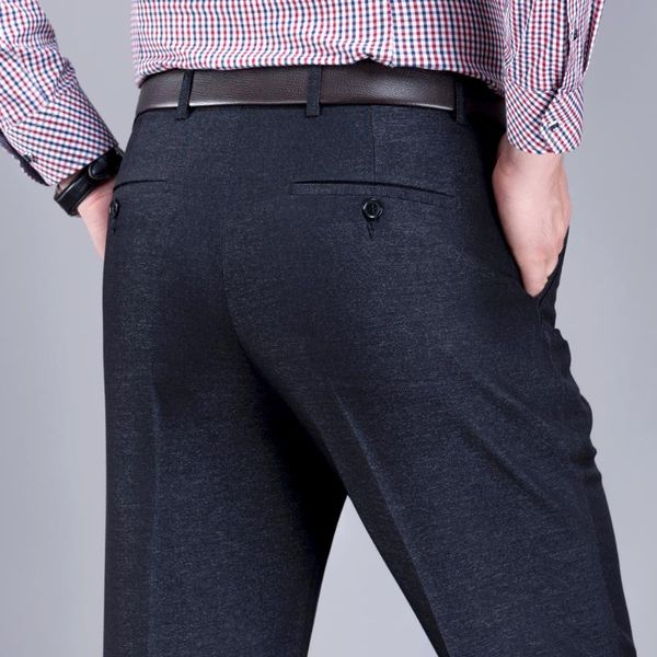 2020 new fashion comfortable men's suit fit straight pants business casual classic trousers, White;black
2020 new fashion comfortable men's suit fit straight pants business casual classic trousers, White;black