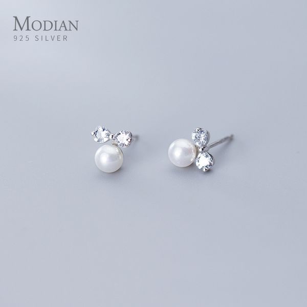 modian classic elegant pearl dangle earring for women 925 sterling silver dazzling clear cz lovely bownot fine jewelry girl gift, Golden;silver
modian classic elegant pearl dangle earring for women 925 sterling silver dazzling clear cz lovely bownot fine jewelry girl gift, Golden;silver