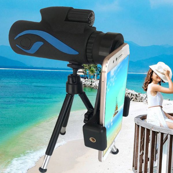 12x50 monocular handheld cell phone telescope hd waterproof wide angle for outdoor camping hunting with tripod phone holder
12x50 monocular handheld cell phone telescope hd waterproof wide angle for outdoor camping hunting with tripod phone holder