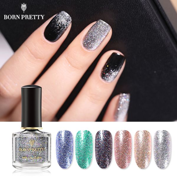 born pretty 6ml holographic nail glitter polish fast dry rose gold silver mixed colors shining diy design nail art varnish
born pretty 6ml holographic nail glitter polish fast dry rose gold silver mixed colors shining diy design nail art varnish