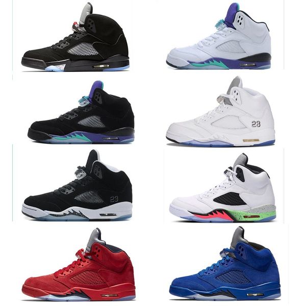 5s mens basketball shoes 5 black metallic 3m grape oreo men red suede white cement sports shoes sneakers size 7-13
5s mens basketball shoes 5 black metallic 3m grape oreo men red suede white cement sports shoes sneakers size 7-13