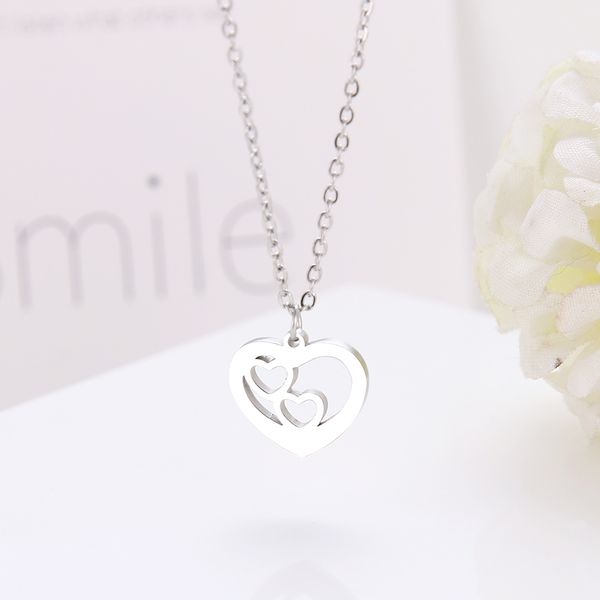 jewelry genuine stainless steel love necklaces three heart pendant gold and silver color lady jewelry necklace gift
jewelry genuine stainless steel love necklaces three heart pendant gold and silver color lady jewelry necklace gift