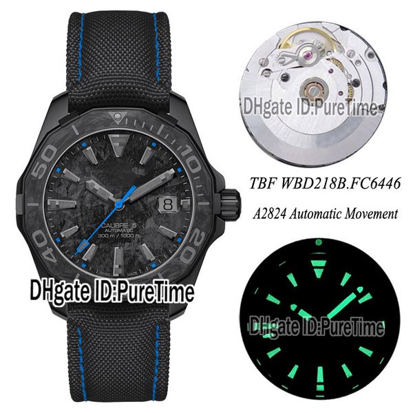 new tbf wbd218c eta a2824 automatic mens watch pvd steel case carbon dial stick markers black nylon with blue line edition puretime 02, Slivery;brown
new tbf wbd218c eta a2824 automatic mens watch pvd steel case carbon dial stick markers black nylon with blue line edition puretime 02, Slivery;brown