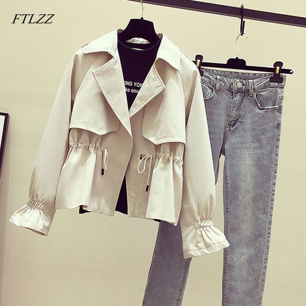 ftlzz new women trench coat spring autumn turn-down collar sash tie up windbreaker outerwear female casual slim trench coat, Tan;black
ftlzz new women trench coat spring autumn turn-down collar sash tie up windbreaker outerwear female casual slim trench coat, Tan;black