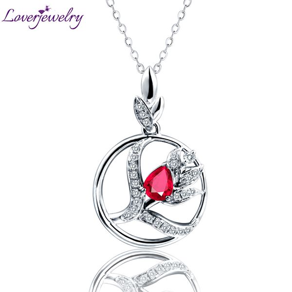 loverjewelry women pendant solid 14k white gold genunie ruby gemstone diamonds pendant necklace for daughter birthday gift, Silver
loverjewelry women pendant solid 14k white gold genunie ruby gemstone diamonds pendant necklace for daughter birthday gift, Silver