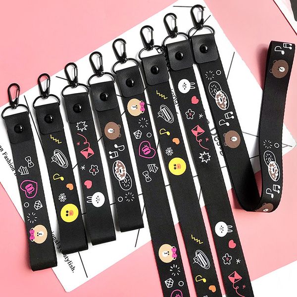 swk--new cute animals wrist black color id holder lanyard rope ribbon cute cartoon neck mobile phone shell accessories gifts, Silver
swk--new cute animals wrist black color id holder lanyard rope ribbon cute cartoon neck mobile phone shell accessories gifts, Silver