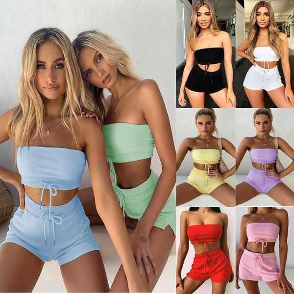 women summer clothes 2 two piece outfits sets strapless bandage wrap crop shorts tracksuits suit streetwear nightclub clothing, Gray
women summer clothes 2 two piece outfits sets strapless bandage wrap crop shorts tracksuits suit streetwear nightclub clothing, Gray