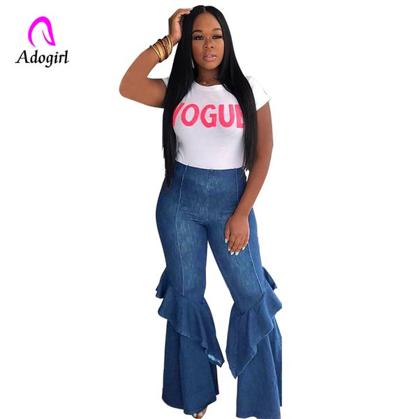 vintage blue ruffles flare hem mid waist stretchy jeans women office lady minimalist 2019 summer fashion casual solid trousers
vintage blue ruffles flare hem mid waist stretchy jeans women office lady minimalist 2019 summer fashion casual solid trousers