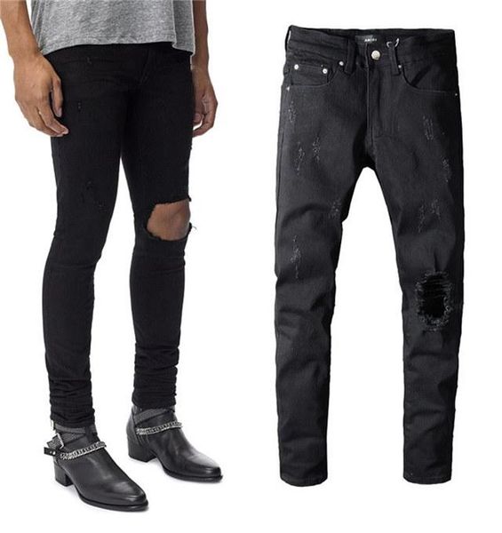 2019 arm jeans new fashion mens simple summer lightweight jeans mens large size fashion casual solid classic straight denim designer jeans, Blue