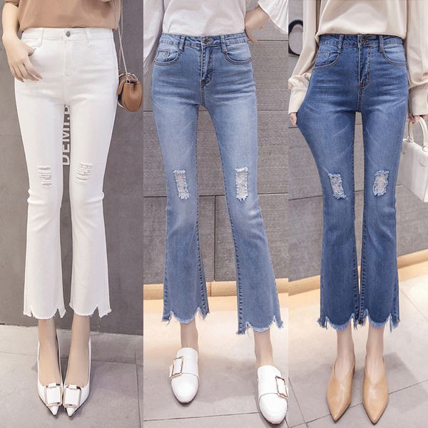 new fashion skinny jeans woman fashion elastic high waist wide leg ripped stretch washed frayed flare jeans plus size, Blue
new fashion skinny jeans woman fashion elastic high waist wide leg ripped stretch washed frayed flare jeans plus size, Blue