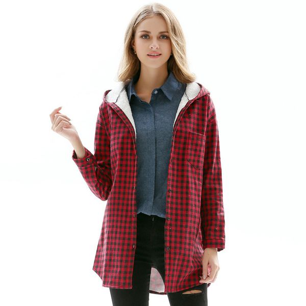 casual plus-size woman blouse hoodie long slim velvety long-sleeved plaid skirt coats overcoat winter soft large size c, White
casual plus-size woman blouse hoodie long slim velvety long-sleeved plaid skirt coats overcoat winter soft large size c, White