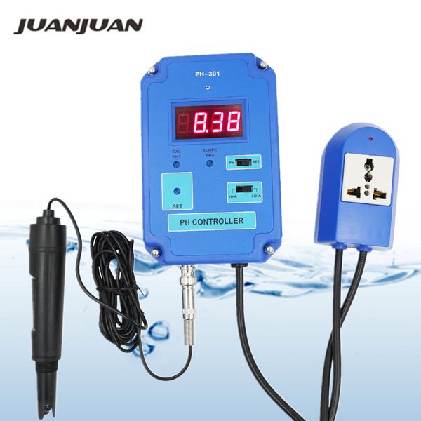 ph-301 digital ph controller meter tester with optional hi/lo action 0.00~14.00ph range replaceable bnc electrode co2 solution
ph-301 digital ph controller meter tester with optional hi/lo action 0.00~14.00ph range replaceable bnc electrode co2 solution