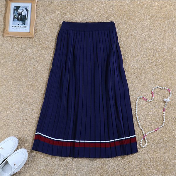 2019 new women midi long striped pleated skirts autumn vintage lady high waist pakage hip knitted skirt female a-line skirt w449, Black
2019 new women midi long striped pleated skirts autumn vintage lady high waist pakage hip knitted skirt female a-line skirt w449, Black