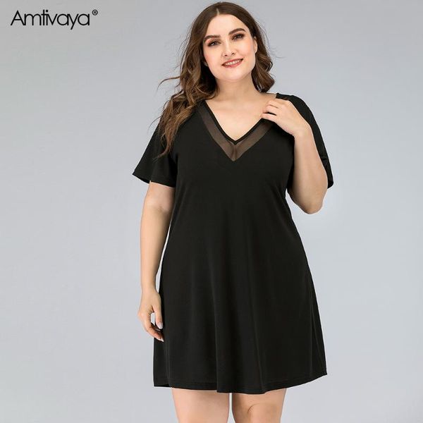 amtivaya elegant black plus size party dress women mesh long sleeve spring autumn dress fashion xl-4xl large size clothes, Black;gray
amtivaya elegant black plus size party dress women mesh long sleeve spring autumn dress fashion xl-4xl large size clothes, Black;gray