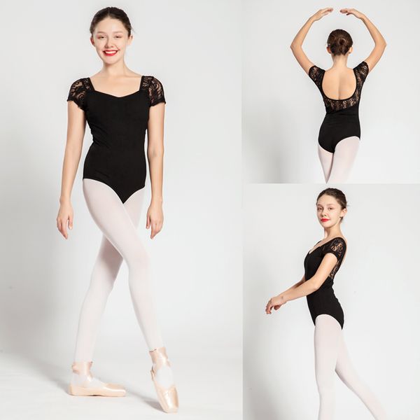 ballet leotards 2018 new comfortable practice dance costume gymnastics short sleeve lace leotard ballet, Black;red
ballet leotards 2018 new comfortable practice dance costume gymnastics short sleeve lace leotard ballet, Black;red