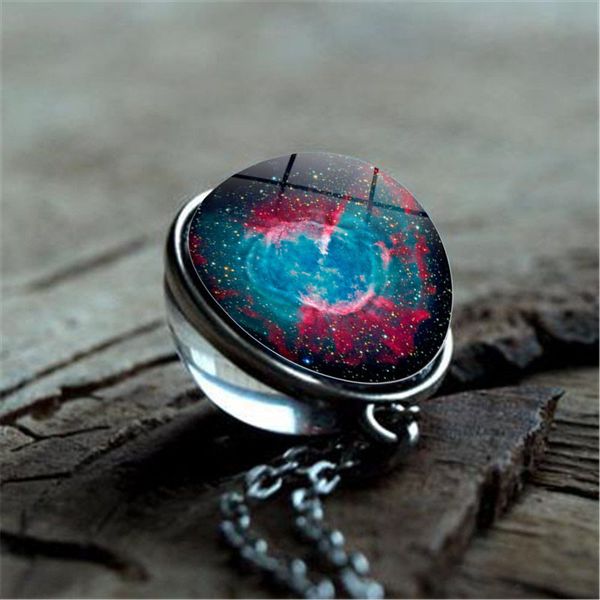 2020 новые горячие ювелирные изделия ожерелье галактического туманность двусторонний стеклянный шарик кулон ожерелье ювелирные изделия оптов, Silver 
2020 новые горячие ювелирные изделия ожерелье галактического туманность двусторонний стеклянный шарик кулон ожерелье ювелирные изделия оптов, Silver