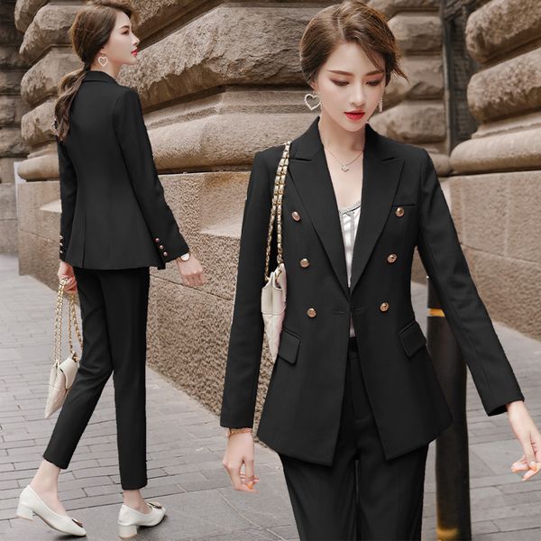 pink small suit lady occupation business positive pack winter temperament foreign style coat interview, White
pink small suit lady occupation business positive pack winter temperament foreign style coat interview, White