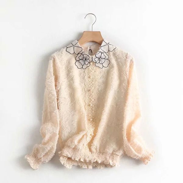 enking spring blouse women england vintage sequins sine neck blusas mujer de moda 2020 kimono shirt womens and blouse, White
enking spring blouse women england vintage sequins sine neck blusas mujer de moda 2020 kimono shirt womens and blouse, White