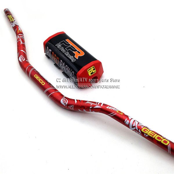 1-1/8" 28.5mm caken handlebar with pit pro racing handlebar pads for dirt bike motorcross mx racing bike crf klx kayo
1-1/8" 28.5mm caken handlebar with pit pro racing handlebar pads for dirt bike motorcross mx racing bike crf klx kayo