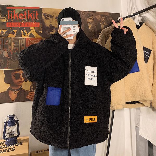 liketkit men's winter parkas 2019 male thick loose hooded fleece jackets men oversize korean fashion couples warm outerwear 5xl, Black
liketkit men's winter parkas 2019 male thick loose hooded fleece jackets men oversize korean fashion couples warm outerwear 5xl, Black