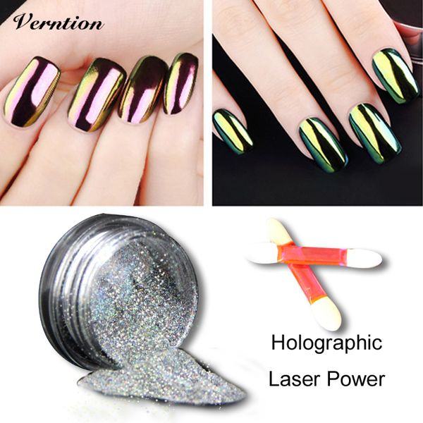 verntion gold silver magic mirror effect powder nail glitter nail art diy decoration sequins for manicure chrome pigment, Silver;gold
verntion gold silver magic mirror effect powder nail glitter nail art diy decoration sequins for manicure chrome pigment, Silver;gold
