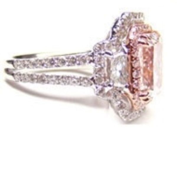 selling europe and america fashion simple pink zircon ring women's elegant wedding engagement ring, Silver
selling europe and america fashion simple pink zircon ring women's elegant wedding engagement ring, Silver