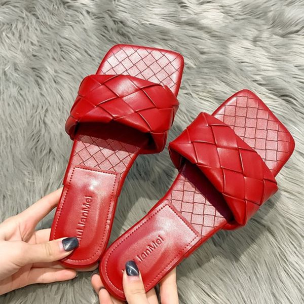 women temperament slippers women weave 2020 solid color flat shoes slippers leisure comfortable office set foot, Black
women temperament slippers women weave 2020 solid color flat shoes slippers leisure comfortable office set foot, Black
