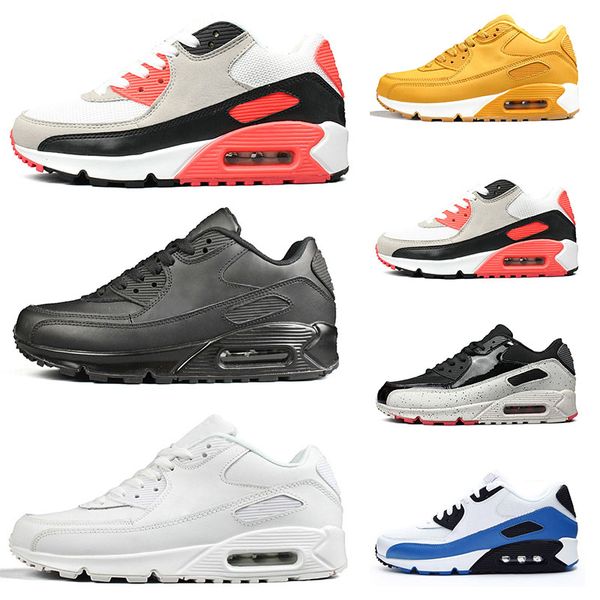 nk 90 triple white black classic jogging mens womens running shoes yellow grey pink mens trainers cushion designer sports sneakers 36-45, White;red
nk 90 triple white black classic jogging mens womens running shoes yellow grey pink mens trainers cushion designer sports sneakers 36-45, White;red